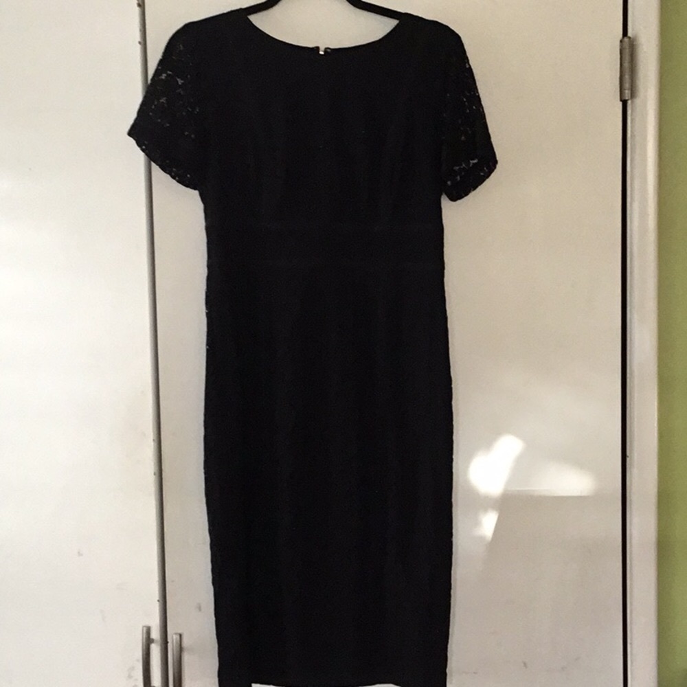 Calvin Klein black lace dress